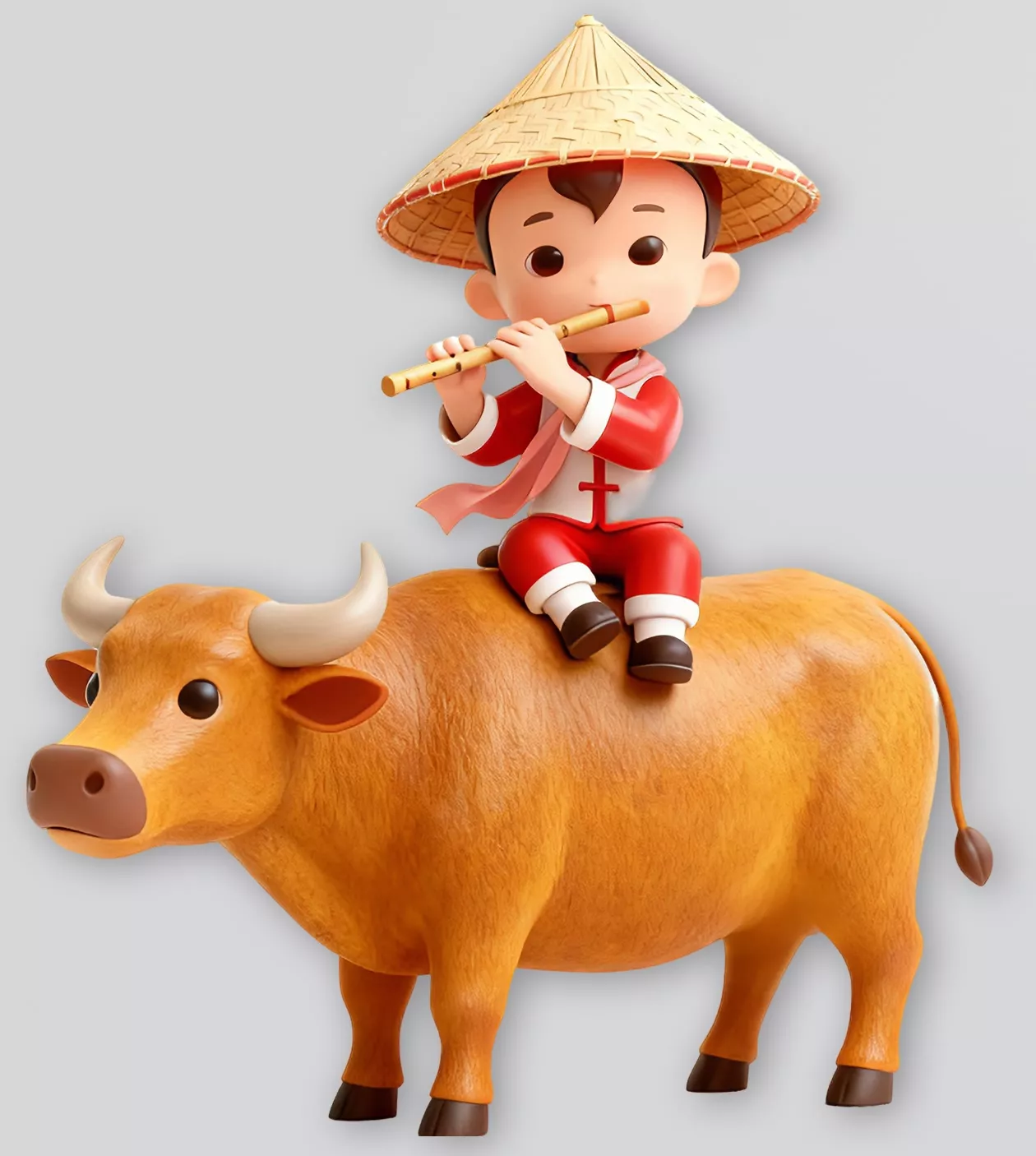 牧童渔歌烤鱼品牌IP吉祥物设计